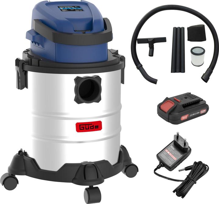 Image du produit Güde Aspirateur eau et poussière sans fil NTS 18-201-05 (58582) (Aspirateur eau et poussière)