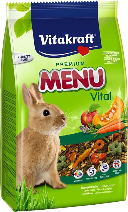 Vitakraft Menu Vital & Légumes Lapins Nains (1 kg, 1 x)