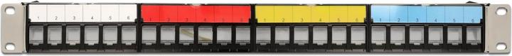 Image du produit Delock Panneau de brassage 19″ Keystone