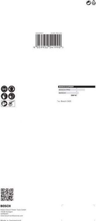 Produktbild Bosch Professional Zubehör EXPERT C470 Schleifpapier mit 14 Löchern für Schwingschleifer, 115 x 230 mm, G 60, 10-tlg. (60)