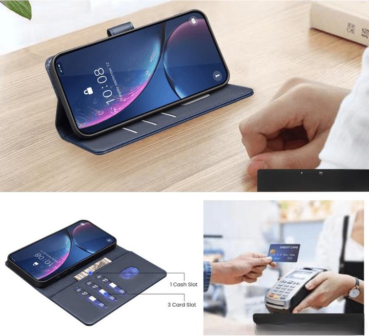 Produktbild Binfen Color Galaxy S25 / S24 - BINFEN Leder Etui Hülle mit RFID Blocker (Samsung Galaxy S25, Samsung Galaxy S24)
