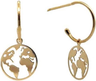 Actual product image Passion 9 Kt Gold Earrings - World (9 carat gold)