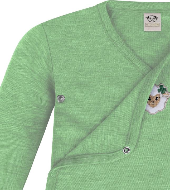 Actual product image Normani 3-pack multipack baby bodysuit merino long-sleeved body with buttons - 9345 (56)