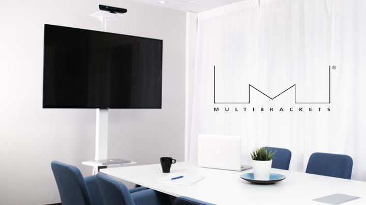 Actual product image Multibrackets M Tilt & Roll Floor Stand White (Device-specific, 55", 40 kg)
