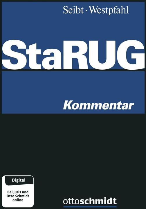 Produktbild StaRUG Kommentar (Deutsch, Christoph H. Seibt, Lars Westpfahl, 2022)