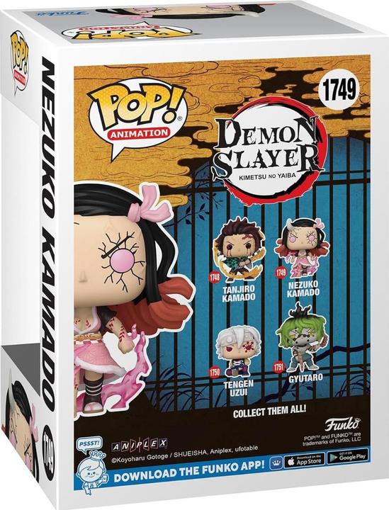 Produktbild Funko Demon Slayer: Kimetsu no Yaiba POP! Animation Vinyl Figuren Nezuko(Demon Form) 9 cm