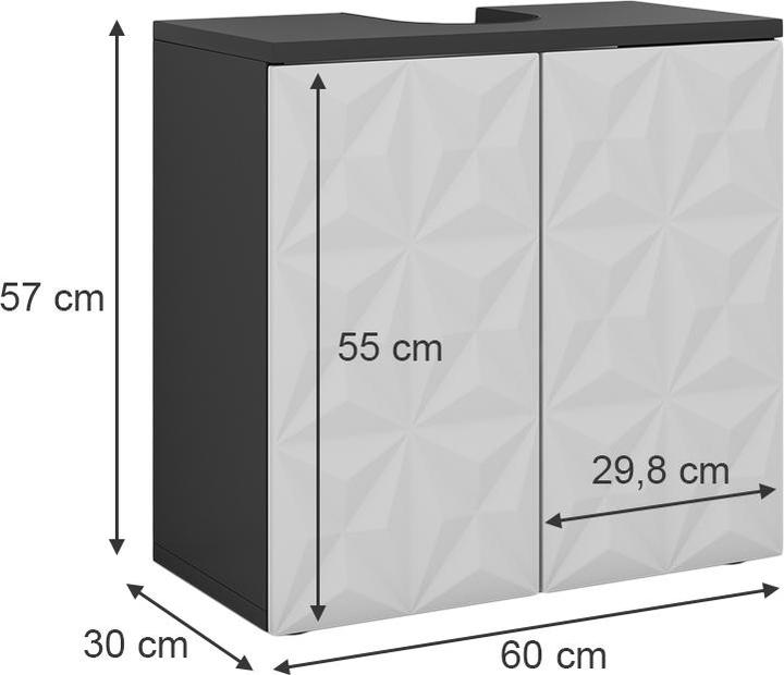 Actual product image Vicco Edge (60 x 30 x 57 cm)