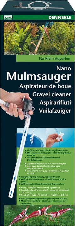 Dennerle Aspirateur de nanoparticules de paillis (Nettoyage de l'aquarium, Aspirateur inférieur)