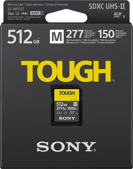 Sony SF-M Tough (512 GB, SDXC, U3, UHS-II)