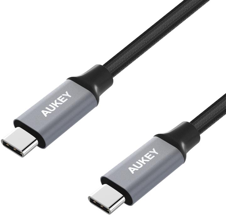Actual product image Aukey USB C – USB C (1 m, USB 2.0)
