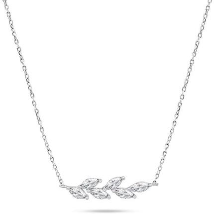 Produktbild Brilio Silver - Delicate silver necklace with zircons NCL96W