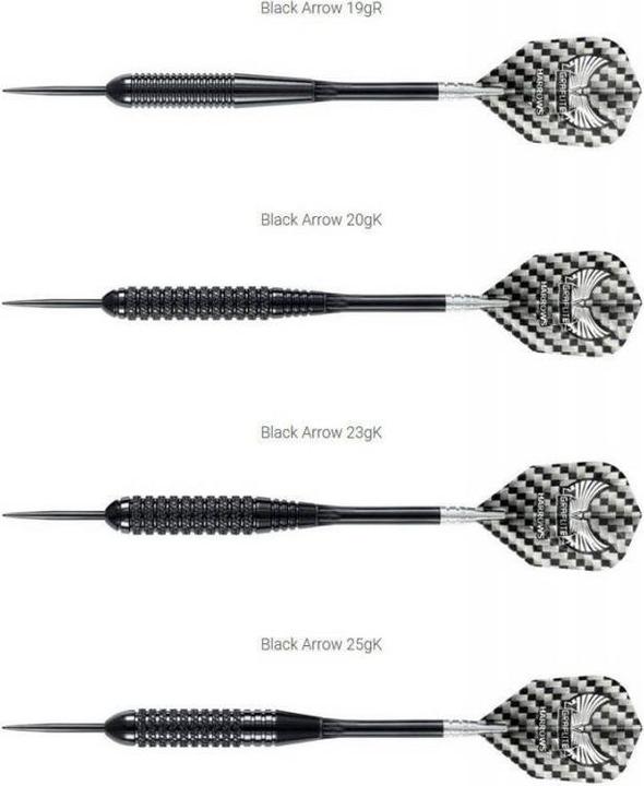 Actual product image Harrows Darts Steeltip Black ARROW 3x21gR
