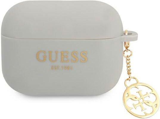 Produktbild Guess case for Airpods Pro GUAPLSC4EG grey Logo 4G Charm (Kopfhörer Tasche)