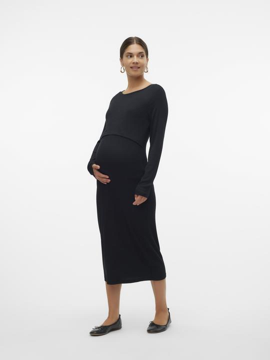 Immagine prodotto Mamalicious Abito midi aderente con scollo rotondo (XS)