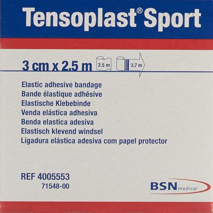 Produktbild BSN Tensoplast® Sport 3 x 2.5 m weiss (2.50 m)