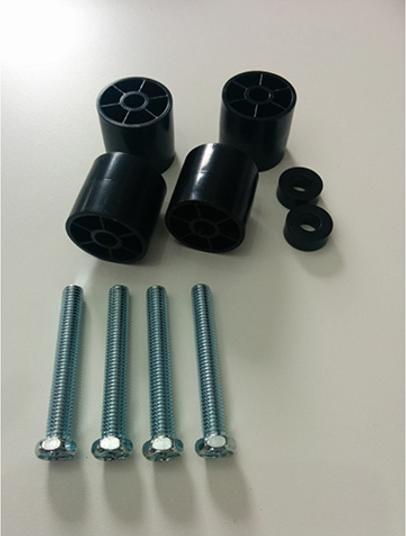 Actual product image Multibrackets Curved spacer kit (Mounting- / Adapterplates)