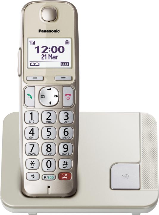 Actual product image Panasonic KX-TGE250GN Single champagne