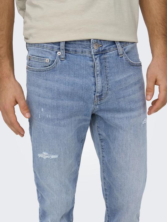 Actual product image Only & Sons ONSLOOM Niedrige Taille Slim Fit Jeans Slim Fit Jeans (W34/L32)