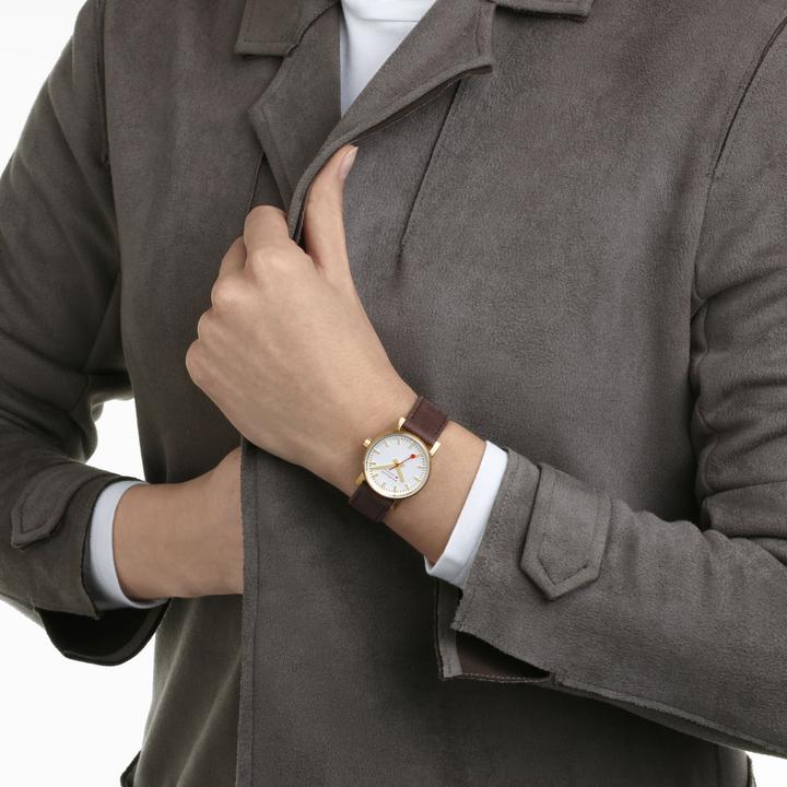 Immagine prodotto Mondaine Evo2 - Ip Gold (Orologio da polso analogico, 30 mm)