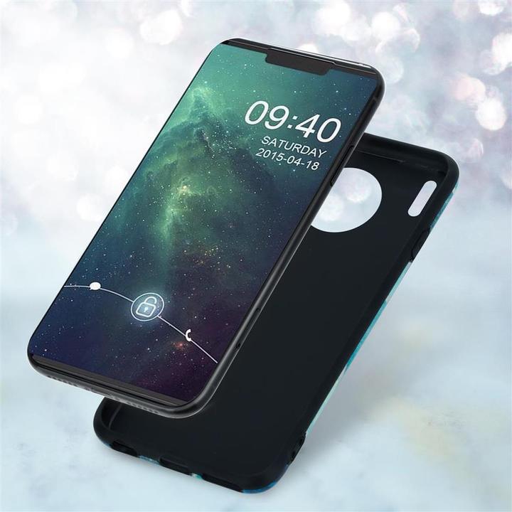 Image du produit Cadorabo Couverture IMD TPU Marbre coloré (Mate 30)