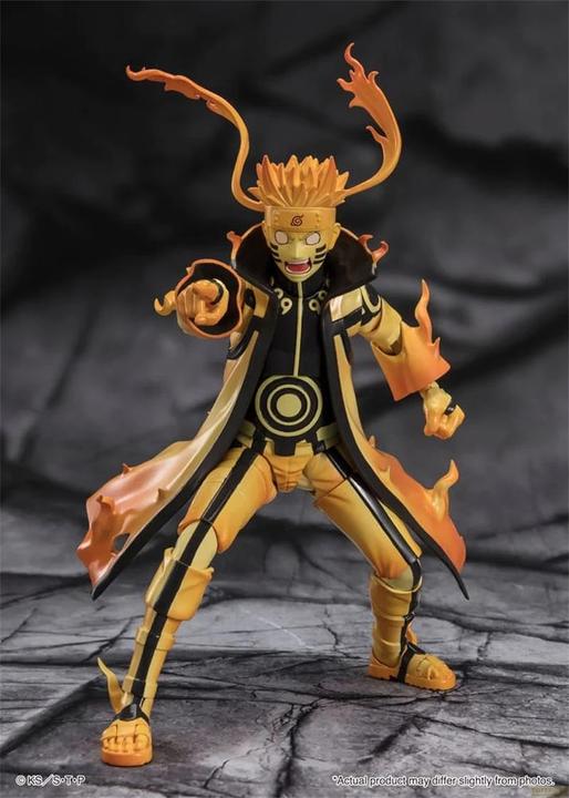 Image du produit Bandai Naruto figurine S.H. Figuarts Naruto Uzumaki (Kurama Link Mode) - Courageous Strength That Binds - 1