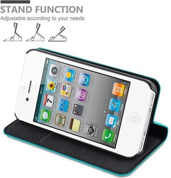 Productafbeelding Cadorabo Boek Onzichtbare Magneethoes (Apple iPhone 4s, Apple iPhone 4)