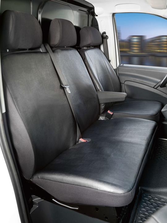 Produktbild Walser Sitzbezüge für Mercedes Viano und Vito W639 für ES mit Armlehne und Doppelbank BJ 06/2003 - 2013