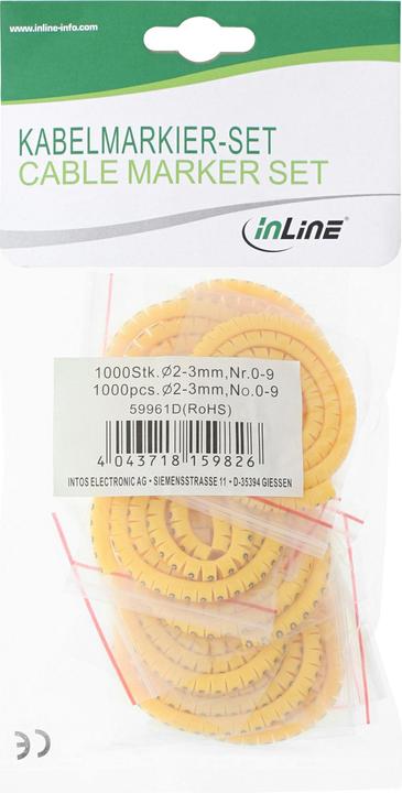 Actual product image InLine Cable marker 2.0-3.0mm