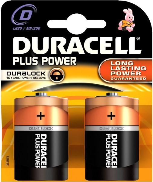 Produktbild Duracell Plus (2 Stk., D, 15000 mAh)