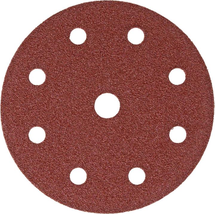 Immagine prodotto Stier Mole abrasive per legno D125 / P80 / 25 pz. / 8 fori (P80)