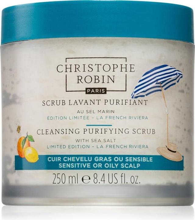 Christophe Robin Scrub Lavant Purifiant au Sel Marin Édition Limitée – La French Riviera (250 ml)