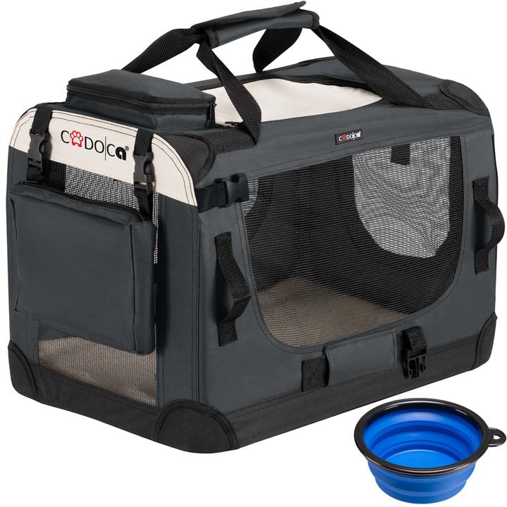 Immagine prodotto Cadoca Trasportino per Animali S/M/L/XL/XXL (Cane, Traspirante, Pieghevole)