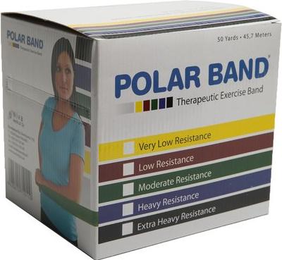 Produktbild Polar Band Therapieband 45.7 m rot, leicht (0.46 m, Leicht)
