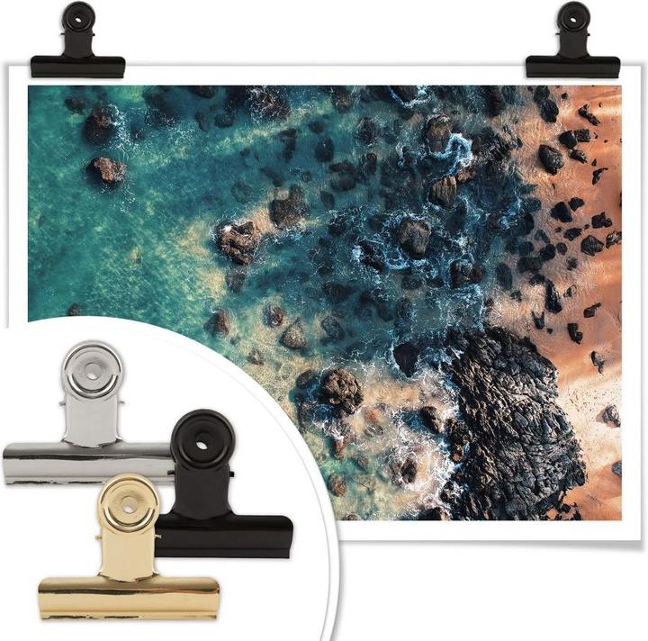 Produktbild Trenddeko Der Blick von oben: Rocky Beach (40 x 30 cm)