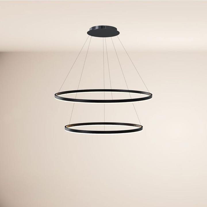 Produktbild s.luce Hängelampe Ring Gold Ø 80 | 60cm