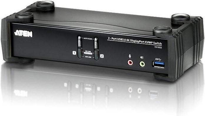 Image du produit Aten CS1922 2-Port USB 3.1 Gen 1 4K DisplayPort 1.2 KVM