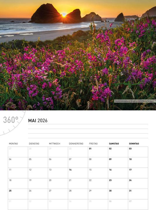 Produktbild USABroschürenkalender2026 (A4, Deutsch)