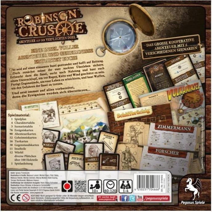 Produktbild Pegasus Robinson Crusoe - Abenteuer auf der Verfluchten Insel (Deutsch)