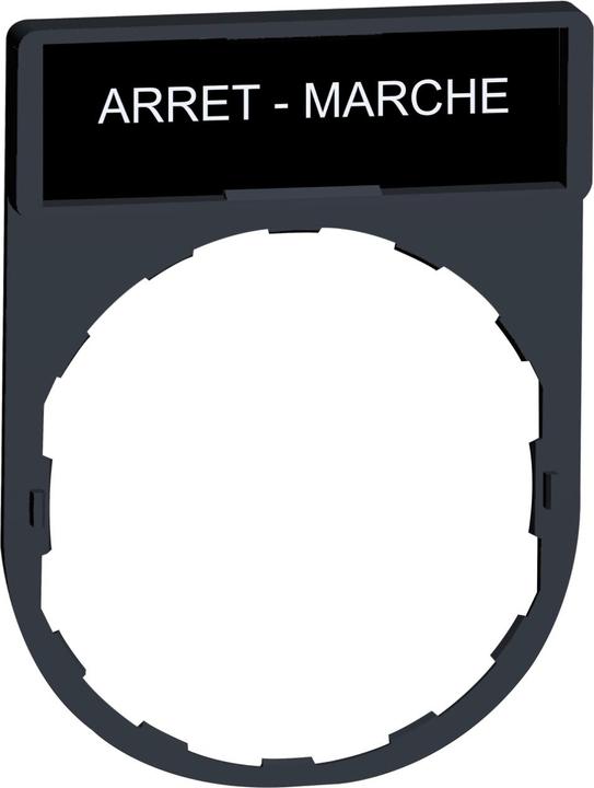 Produktbild Schneider Electric Schildträger mit Schild ARRET-MARCHE