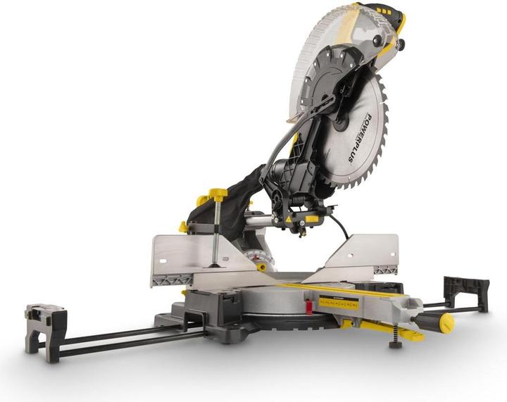 Powerplus Telesk Double Cone Mitre Saw 2200W Ø 305mm - 1 Acc.