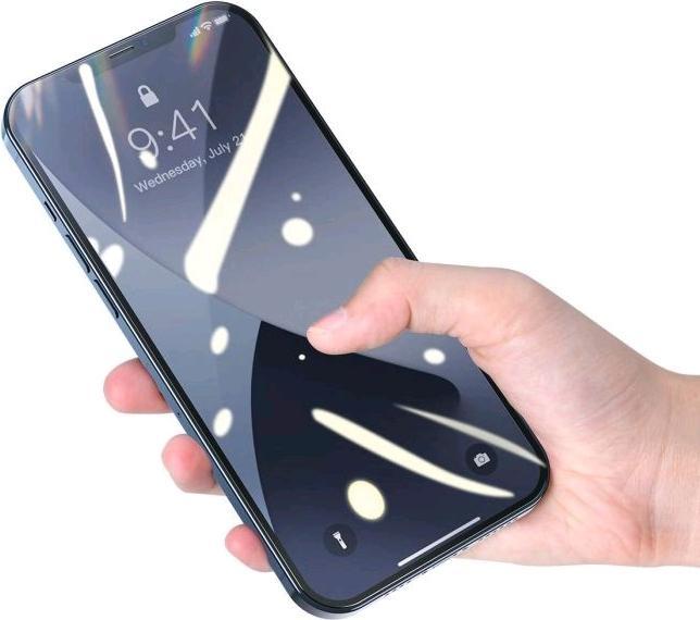 Immagine prodotto Baseus 0.25mm a tutto schermo e a tutto vetro Film di vetro temperato per iP 5.4inch 2020 (2pcs/pack) Nero (2 Pezzo/i, Apple iPhone 12 mini)