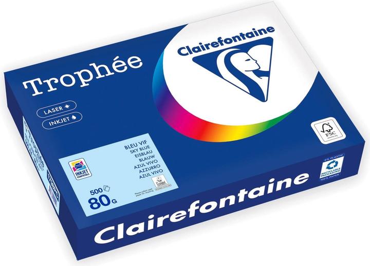 Actual product image Clairefontaine Universal paper, coloured (80 g/m², 500 x, A4)