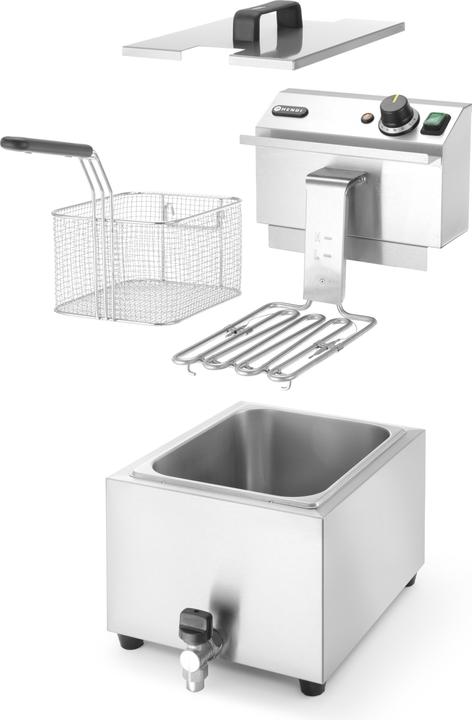Produktbild Hendi Friteuse Profi Line mit Ablasshahn 8 l 230V-3500W