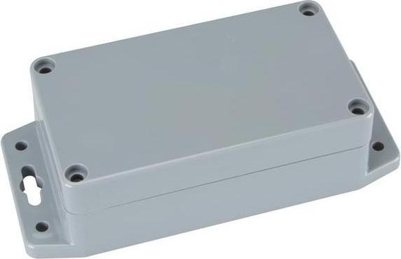 HP Autozubehör ABS-GEHÄUSE MIT MONTAGEFLANSCH - WASSERDICHT - 115 x 65 x 40 mm (Gehäuse)