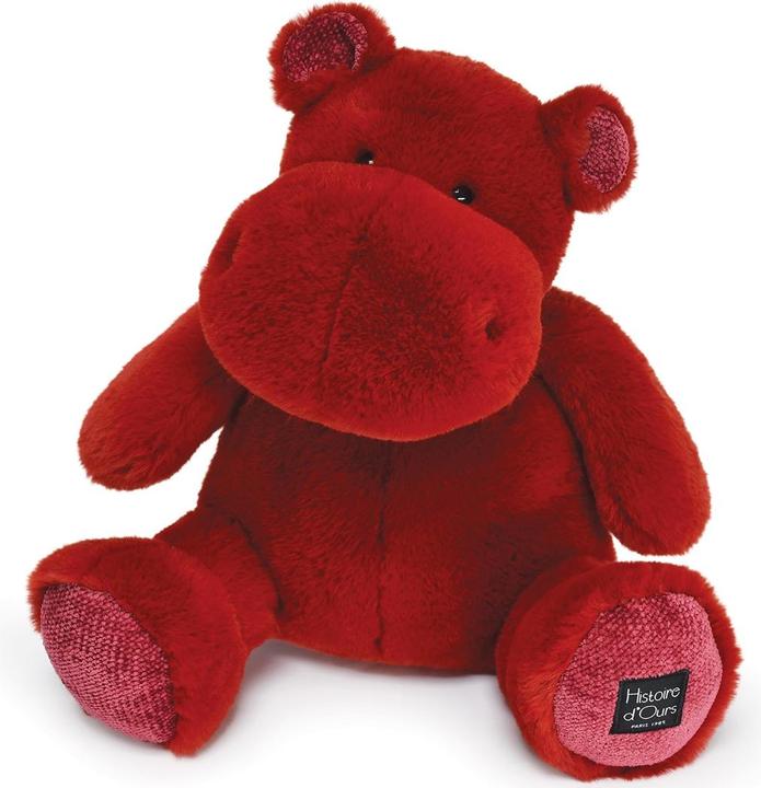 Image du produit Doudou et Compagnie Hippo, rouge 40cm (40 cm)