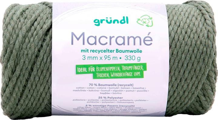 Image du produit Gründl Cordon de coton "Macramé", 3 mm, 95 m (95 m)