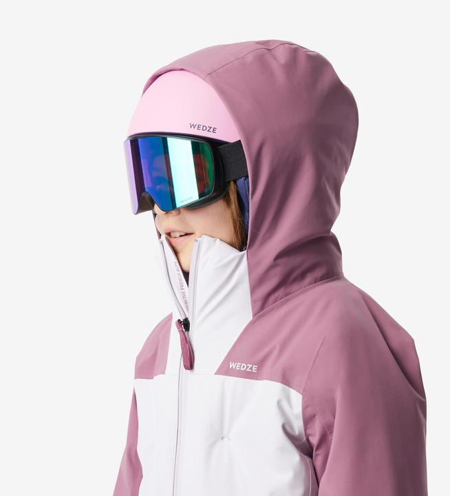 Image du produit Wedze Veste de ski enfants matelassée chaude imperméable - Piste 500 rose (128)