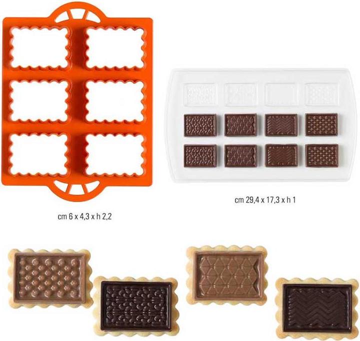 Produktbild Decora Butterkeks Ausstecher und Schokoladenform