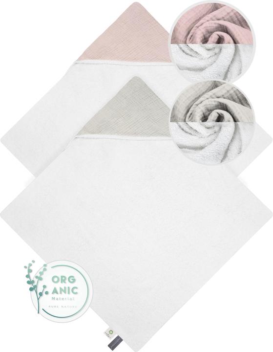 Produktbild Aspero 2x Baby Musselin Wickeltücher aus Bio-Baumwolle