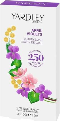 Produktbild Yardley April Violets (Hartseife, 100 ml)